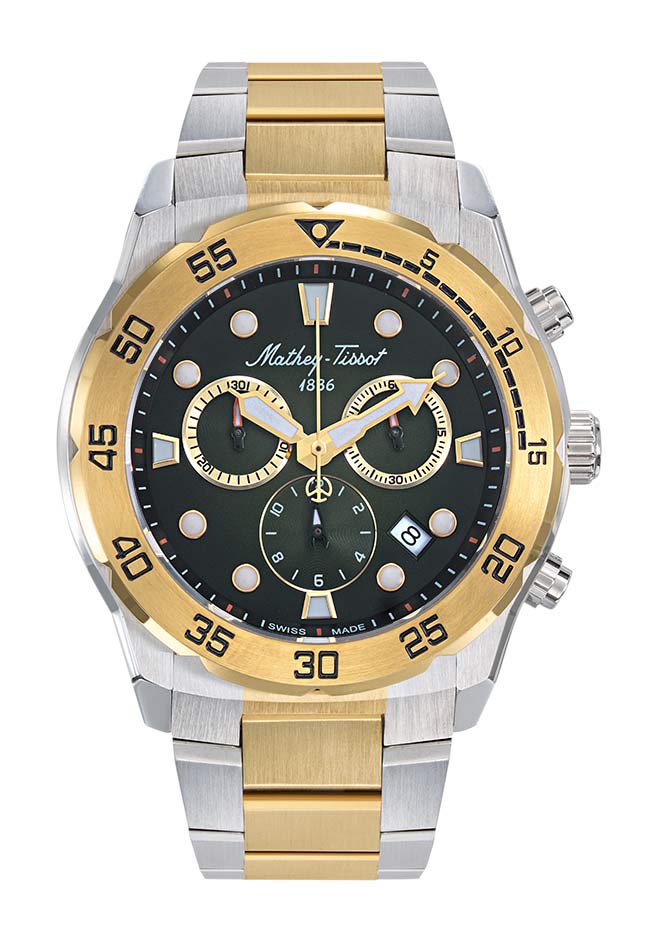 Mathey Tissot Swiss made ￼￼￼オートマチック腕時計￼ Vintage 33mm Mathey-Tissot Blue Dial Men's Automatic Wristwatch