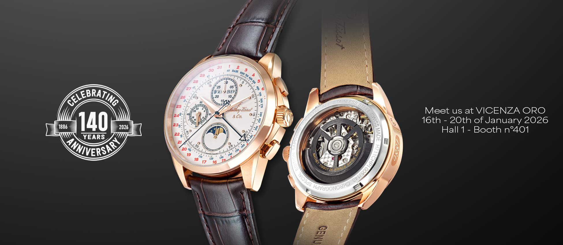 Mathey Tissot Swiss made ￼￼￼オートマチック腕時計￼ Mathy Vintage Automatic 40mm H900ATLBU – Mathey-Tissot